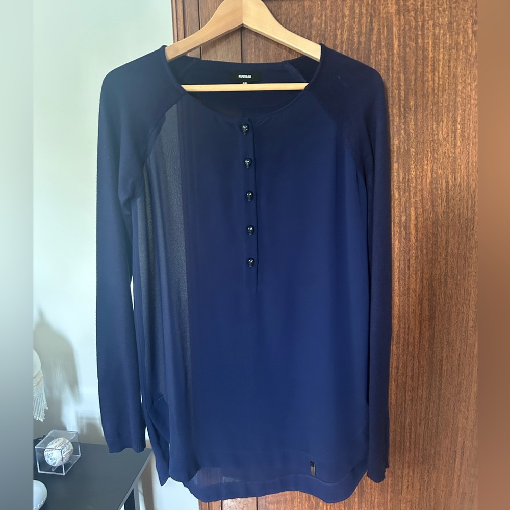 RUDSAK Midnight Blue Button-Up Shirt
